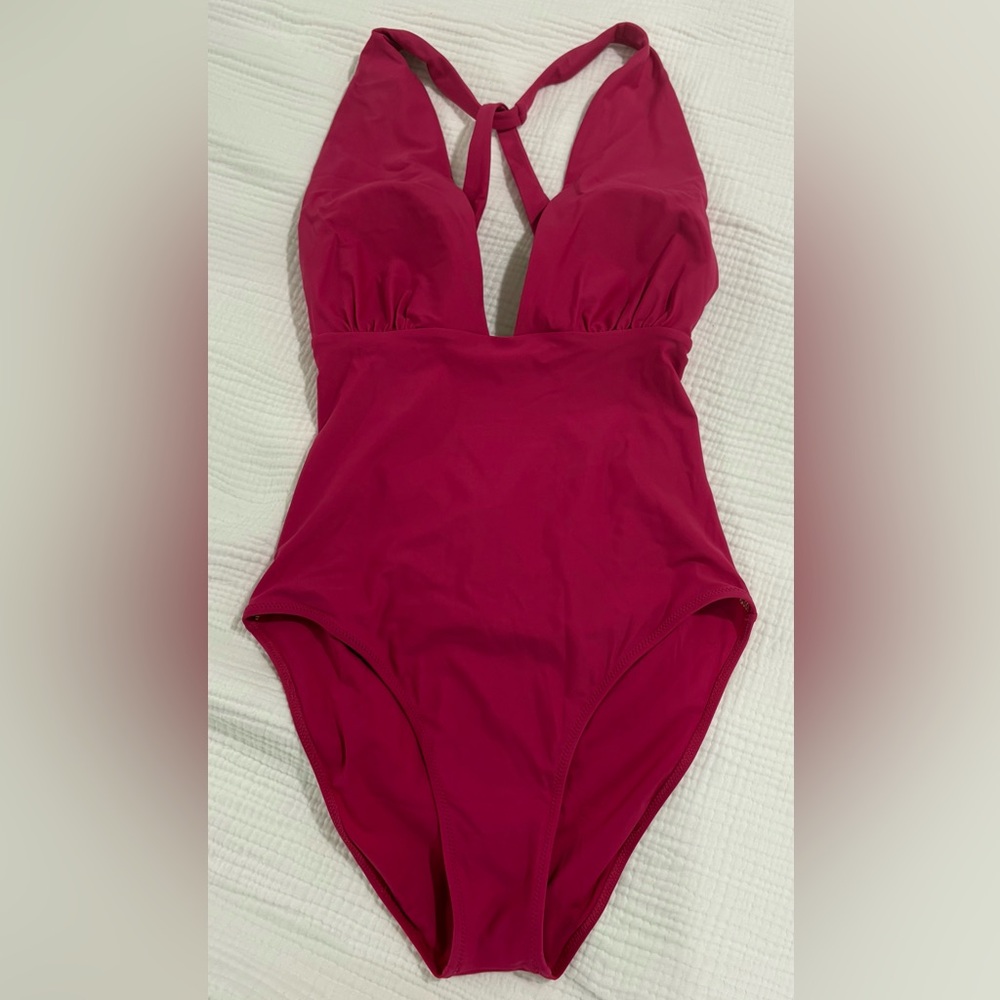 Vibrant Pink One-Piece Swimsuit